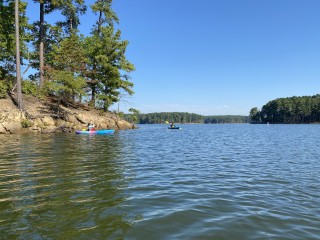 Canoeing, Kayaking, and and Standup Paddleboarding at Hickory Hill on Falls Lake