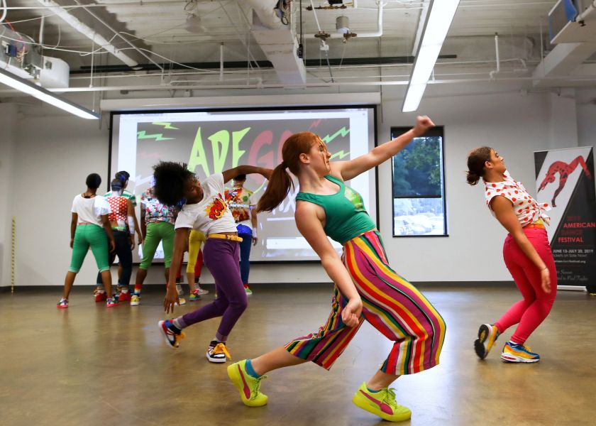 Performers at American Dance Festival, Durham, NC.