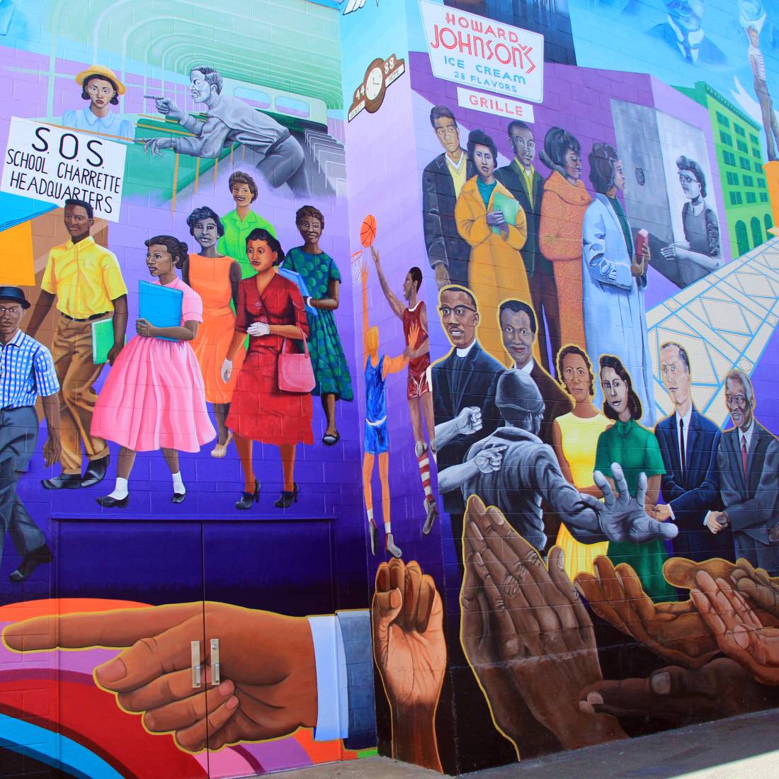 Durham&#039;s Civil Rights Mural