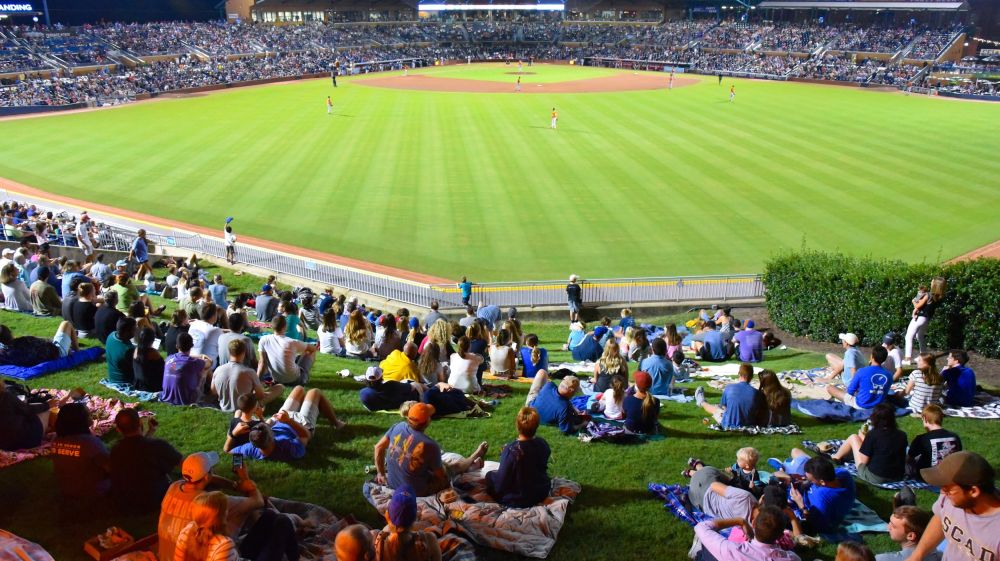 DBAP field at night