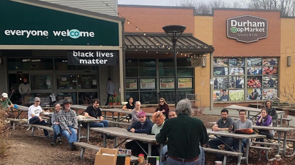 Picnic tables