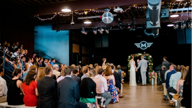 Wedding inside Motorco