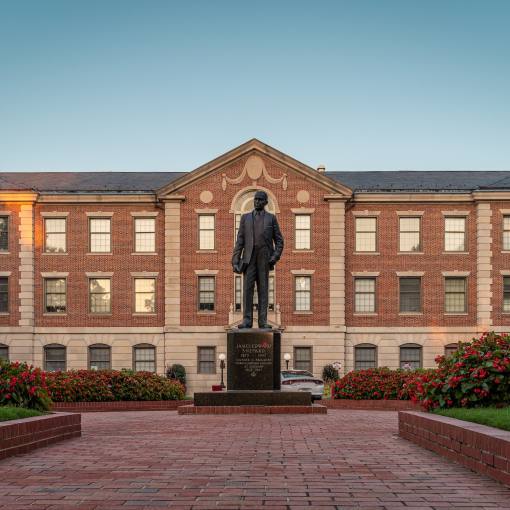 Dr. James E. Shepard Statue on the campus of North Carolina Central University.
