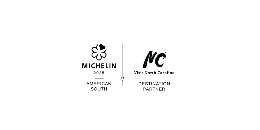 MICHELIN Guide logo in partnership with Travel South and Visit NC
