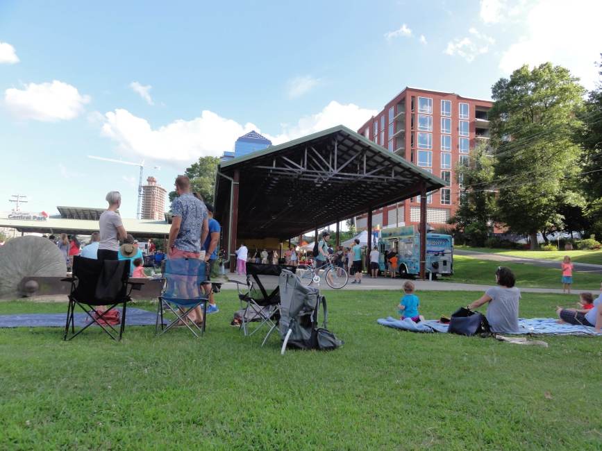 lawn at durham central park