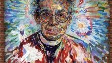 "Pauli Murray In the World" mural by Brett Cook