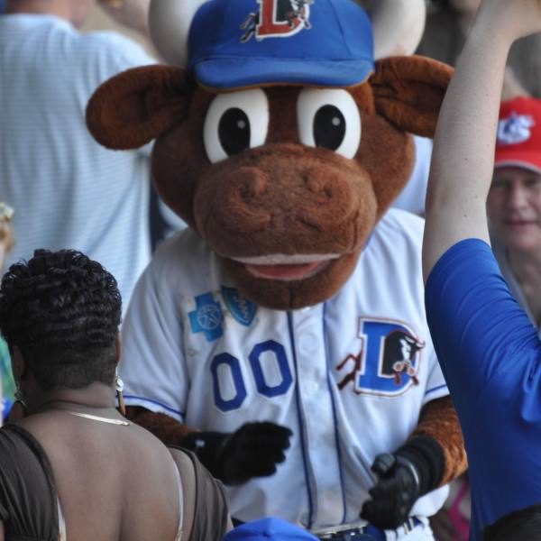 durham bulls mascot