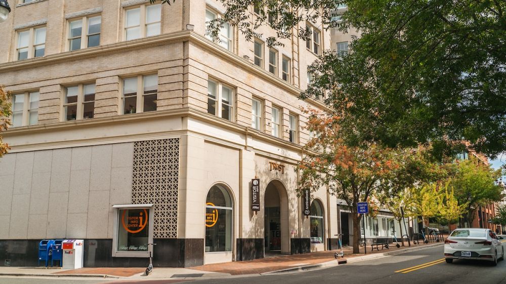 Visitor Info Center (VIC) in the Trust building in downtown Durham.