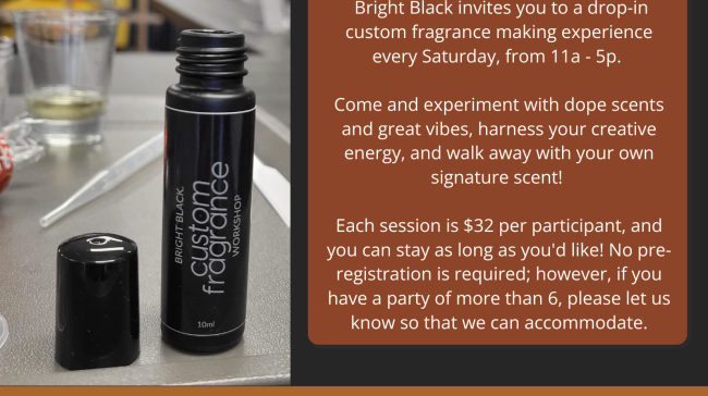 Drop-in Make Your Own Body Fragrance Saturdays